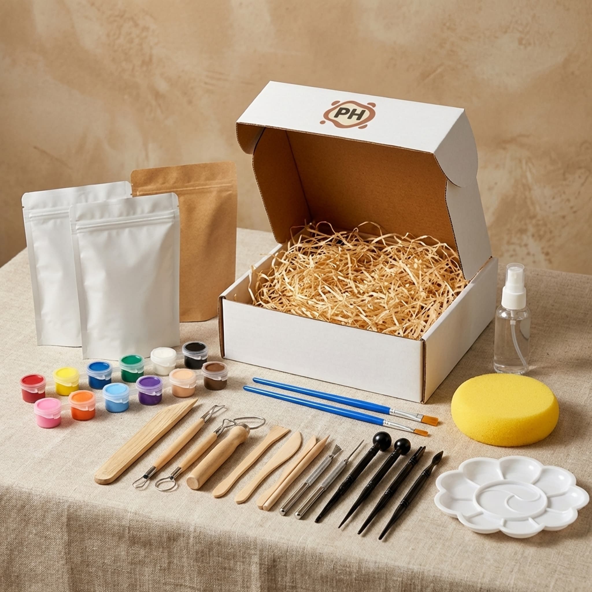 Sada na práci s hlínou